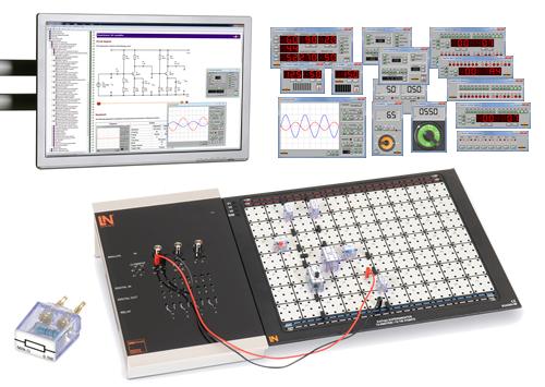 System z łącznikami wtykowymi 2-mm do systemu UniTrain System z łącznikami wtykowymi 2-mm do systemu UniTrain System eksperymentów i szkoleń multimedialnych System EloTrain z łącznikami wtykowymi 2