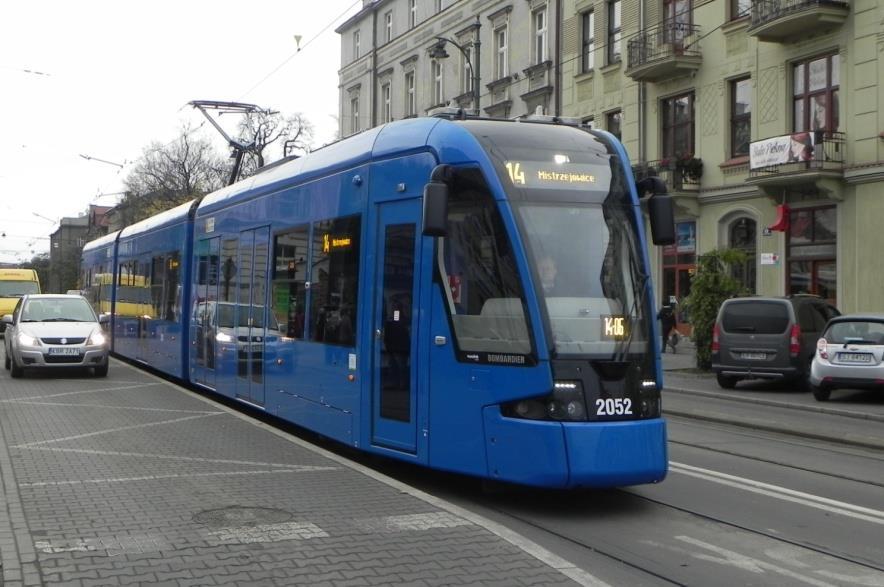 wagonów tramwajowych typu 2014N Krakowiak.