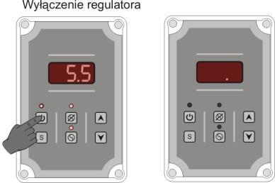 ustawiony został na 5 min. natomiast temperatura sterownia została osiągnięta po 3 min, to sprężarka nie zostanie wyłączona wcześniej niż po upływie 5 min.