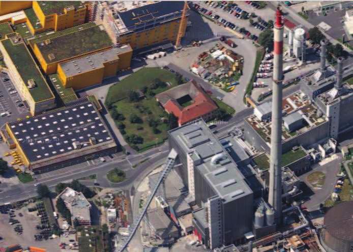 Lokalizacja zakładu Zakład RHKW Linz powstał na terenie istniejącej elektrociepłowni w