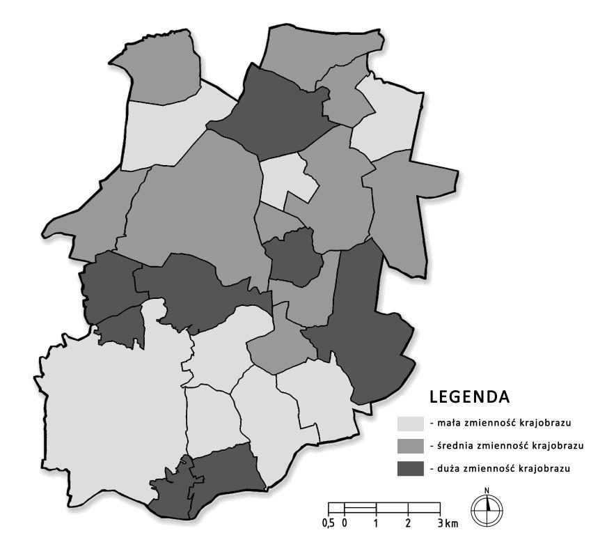 e) Tereny zabudowane W okresie od 1938 do 1997 r.