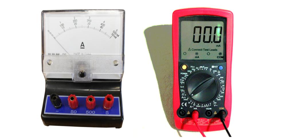 Prąd elektryczny i jego natężenie 2. Pomiar natężenia prądu elektrycznego Do pomiaru natężenia prądu służy amperomierz.
