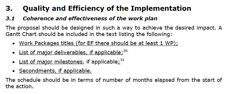 Struktura Projektu część B, dokument 1 Wykonanie projektu - Sposób wykonania każdego celu i podzadania z Excellence - Zdefiniować pakiety robocze/zadania (workpackages/tasks) i końcowy cel każdego
