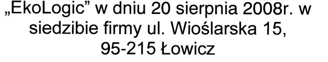 Wykaz sprzętu technicznego potrzebnego do obsługi narady lub szkic rozmieszczenia sprzętu technicznego. VII.