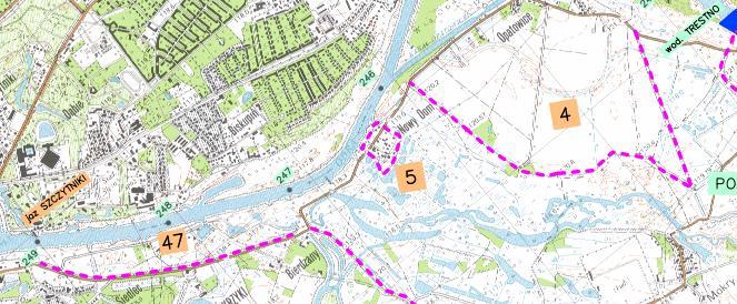 MAPA POGLĄDOWA KONTRAKT B1-3 Lokalizacja: Wrocław, na wschód od jego centrum oraz Gmina Czernica, na lewym i prawy brzegu