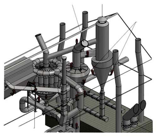 Automatic Systems Engineering KLAPA DEKOMPRESYJNA NR 2 NA WYLOCIE Z ODSIEWACZA KLAPA DEKOMPRESYJNA NR 3 NA WYLOCIE Z CYKLONU 3S1,3S2 RAMA WSPORCZA Analiza tych zmian pozwoliła zauważyć niebezpieczne