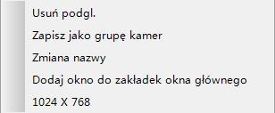 6.6 Rozmowa i Rozgłaszanie 6.6.1 Rozmowa Kliknij w oknie podglądu, albo kliknij prawym