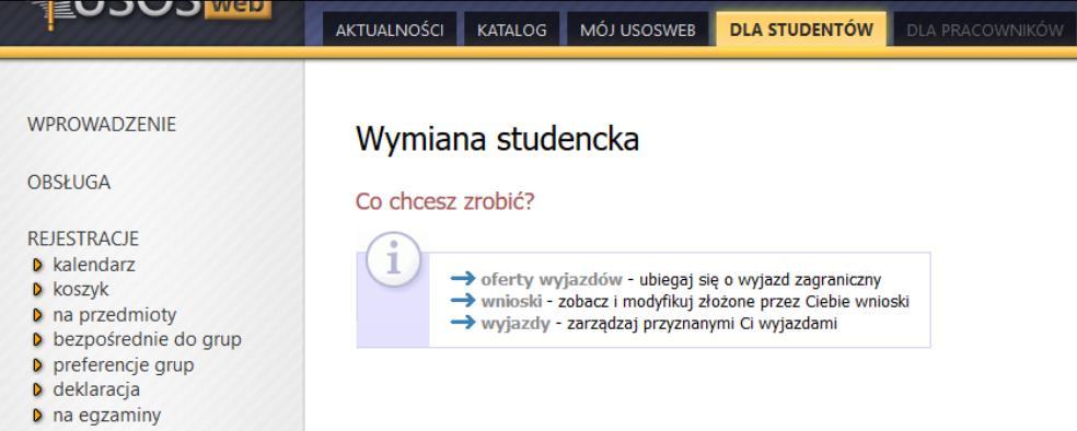 WYNIKI REKRUTACJI Wyniki widoczne od razu w systemie USOSweb zaraz po przyznaniu