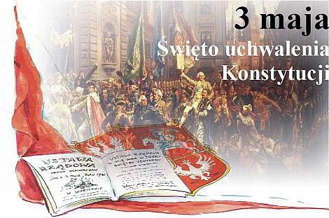 Konstytucja 3 Maja uchwalona została 3 maja 1791 roku. Konstytucja 3 Maja regulowała prawo RON (Rzeczpospolitej Obojga Narodów), wprowadzając ład do zanarchizowanych rządów magnaterii.