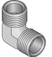 1.2.5. Z àczki gwintowane zaciskowe 1 / 2 " i 3 / 4 " Z mosiàdzu powlekanego galwanicznie.