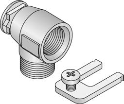 771072 13,60 Kolano 90 z gwintem zewn trznym i wewn trznym D ugoêç gwintu 15 mm. 1 /2" 20 szt.