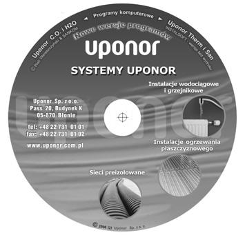 Nazwa Opakowanie Nr kat. PLN/szt. Uponor therm 4,5 HCR + Uponor san 4,5 1 CD UP200+UP300 500,00 Uponor therm 4,5 HCR 1 CD UP200 350,00 Uponor san 4,5 1 CD UP300 200,00 Program Uponor-therm HCR 4.