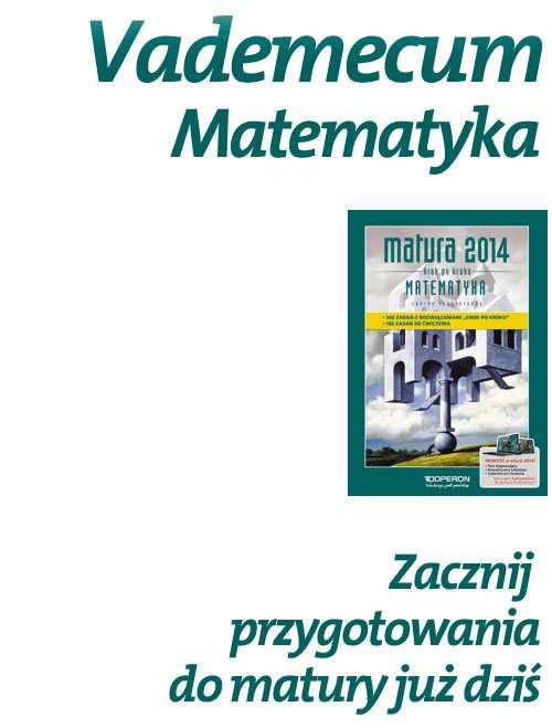 KRYTERIA OCENIANIA ODPOWIEDZI Próbna Matura z OPERONEM Matematyka Poziom rozszerzony Listopad 0 W niniejszym schemacie oceniania zadań otwartych są prezentowane przykładowe poprawne odpowiedzi.