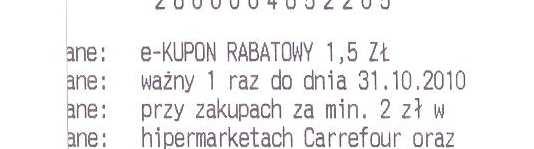 Reklamacja musi zawierać kopię paragonu fiskalnego oraz potwierdzenia płatności Kartą, jak równieŝ dokładne dane osobowe zgłaszającego reklamację (imię, nazwisko, adres zamieszkania wraz z kodem