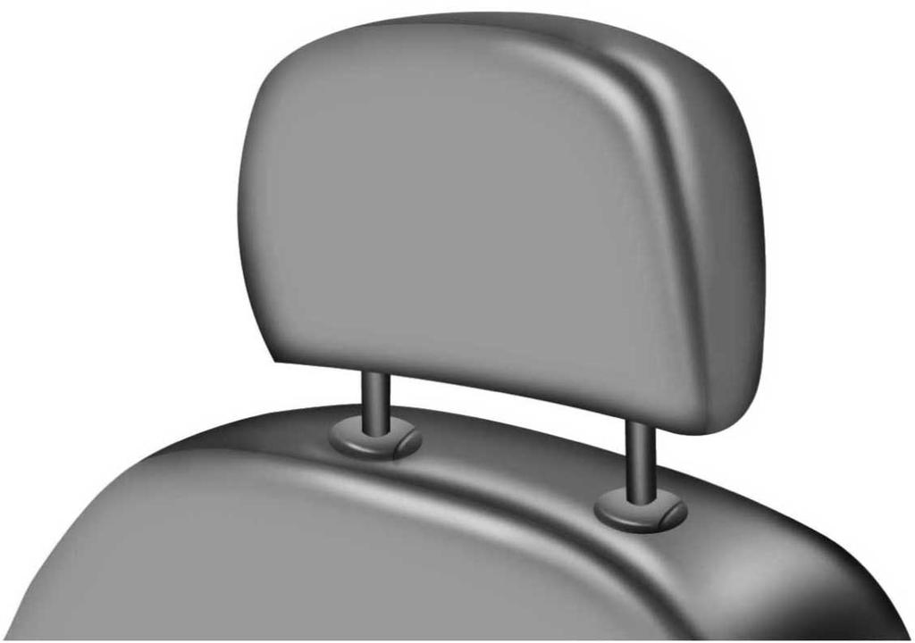 Siedzenia Wskazówka: Ustaw zagłówek tak, aby górna część głowy znalazła się na jednym poziomie z górną krawędzią zagłówka.