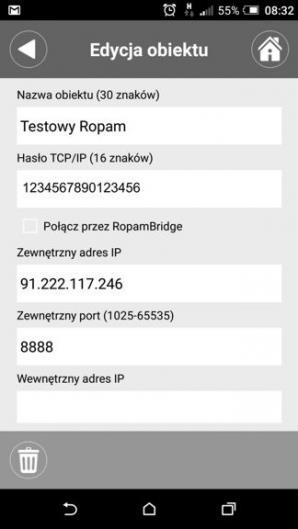 Aplikacja RopamOptima i WebSerwer.