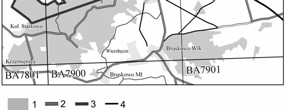 south Baltic sea-coast, Słupsk District, Darłowo and Sycewskie Subdistricts (Matuszkiewicz 1993).