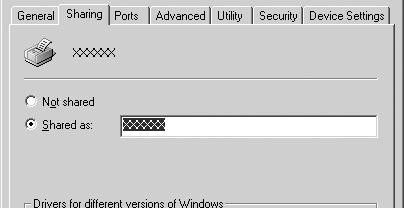 Jeśli w systemie Windows XP wyświetlane jest następujące menu, kliknij pozycję Network Setup Wizard (Kreator konfiguracji sieci) lub If you understand the security risks but want to share printers