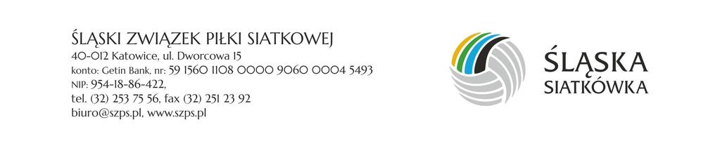 L.Dz. 96/WR/2017 Katowice, 26.10.2017 r. Komunikat nr 10 sezonu 2017/2018 Dotyczy: II etap rozgrywek młodziczek rocznik 2003 r. i młodsze w sezonie 2017/2018 I. Wyniki I etapu rozgrywek II.