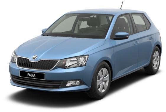 ŠKODA Fabia Ambition Kolor: Błękit Denim Metalizowany Wersja wnętrza: Wnętrze standardowe Silnik: Wyposażenie dodatkowe: 1,0 TSI 81 kw (110 KM) Skrzynia 6-biegowa manualna Maks.