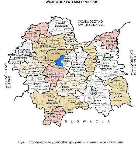 NA OBSZARZE OBJĘTYM WDRAŻANIEM PLANU Położenie geograficzne Rys. 1.