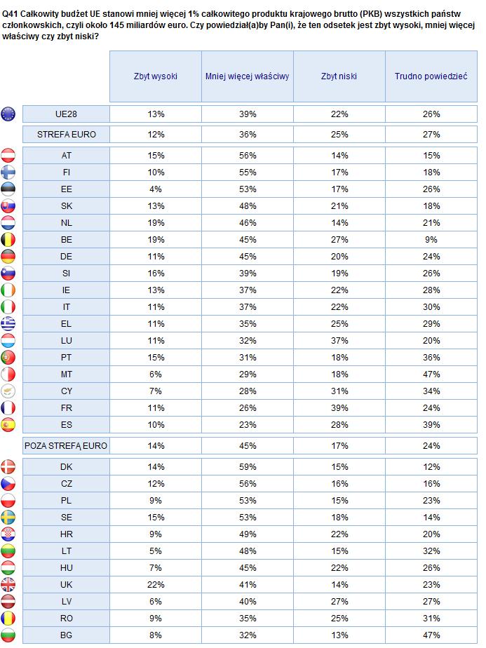 BUDŻET UE Strefa euro - Poza