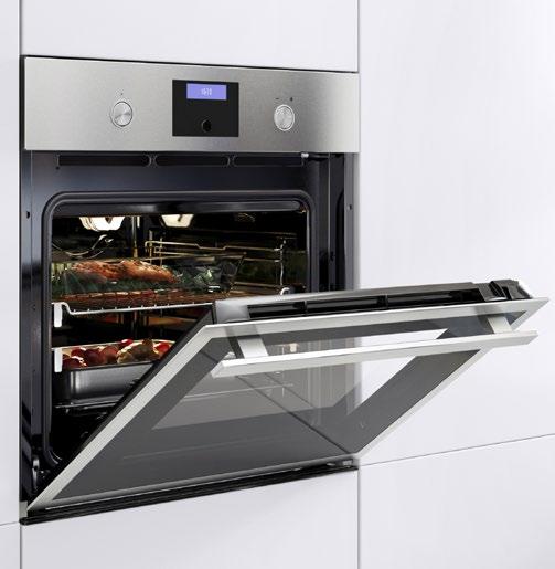 Piekarniki z termoobiegiem szybko i równomiernie rozprowadzają ciepło po całej komorze piekarnika, co umożliwia jednoczesne