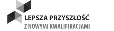 Jerzy Wieczorek, Joanna Mirowska-Wieczorek Pracownia Rozwoju Osobistego SELF, na terenie województwa śląskiego w ramach projektu Lepsza przyszłość z nowymi kwalifikacjami nr WND-RPSL.07.01.