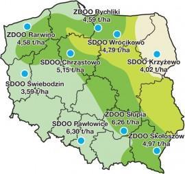 17 2. QUARZ To najwyżej plonująca odmiana populacyjna zarejestrowana w KR COBORU w 2013 r.