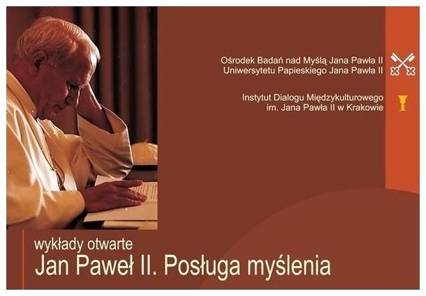 Zapraszamy do udziału w cyklu wykładów otwartych pn. "Jan Paweł II. Posługa myślenia". Ostatnie spotkanie w roku akademickim 2012/2013 odbędzie się w czwartek, 9 maja br. o godz.