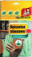 23% Rękawice Dzięki łagodzącym i nawilżającym właściwościom aloesu chronią i