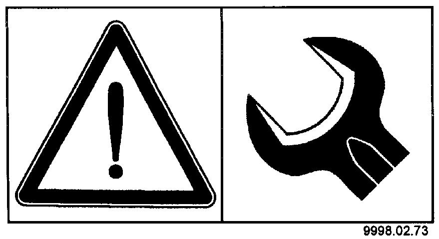 Objasnienia symboli piktogramów Symbole i rysunki umieszczone na tabliczkach ostrzegawczych wskazuja na mozliwe niebezpieczenstwa; wskazówki te pozwalaja na bezpieczna prace maszyny.