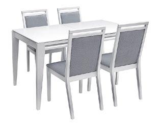 stół: Dinaro-TX057; krzesła: Dinaro; tkanina: 2051 Dwie wersje kolorystyczne dają większą możliwość dopasowania kuchni