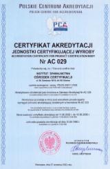 Certyfikacja personelu, systemów jakości oraz