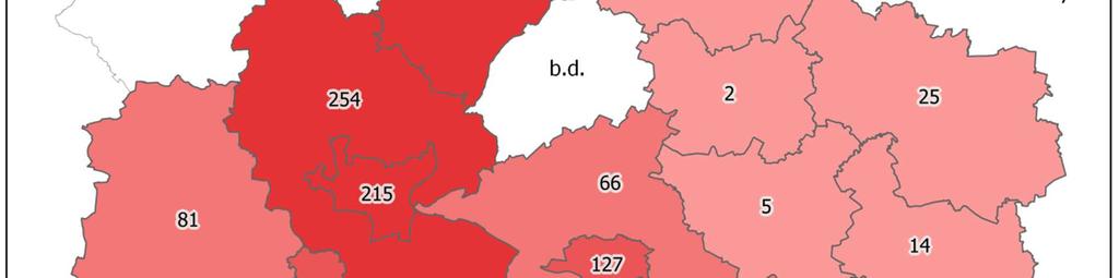 zakładów na terenie powiatu inowrocławskiego (25,8%), świeckiego (22,0%) i miasta Włocławek (16,0%).