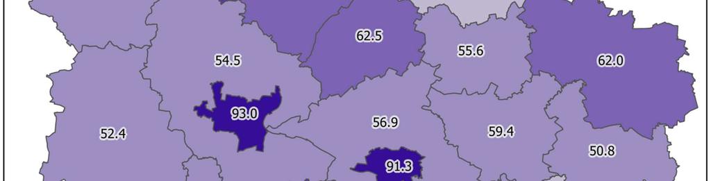 podstawie danych Głównego Urzędu Statystycznego Według danych Głównego Urzędu Statystycznego, w województwie kujawsko-pomorskim w 2015