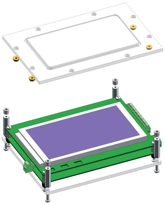 LCD LCD 24-2HP / 2HPC Piętrowskazywacz LCD 24, pionowy 172 147 ±.1 137 ±.1 Zgrzewane śruby M3 x 1 37 2(3) Zgrzewane śruby M3 x 8 63 59 ±.1 12 43 ±.1 63 57 53 ±.