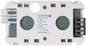 1 56.6 -.1 R1.45 Zgodność z normą U = 3 V... 3 V DC wyrównany I1, I2 = 2.5 ma I całkowity = 5 ma 81-7 26.6 Hilfe kommt ma 1mA 2mA V 5V 1V 15V 2V 25V 3V Widok z tyłu 1.