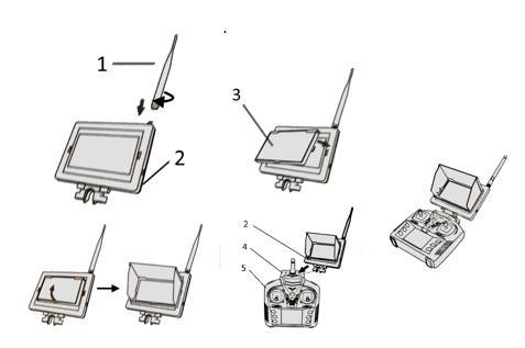 1. Kontrolka LED odbiornika miga nieprzerwanie dłużej niż 4 sekundy po podłączeniu baterii do modelu. Brak reakcji na sygnały sterujące. Brak połączenia nadajnik-odbiornik.