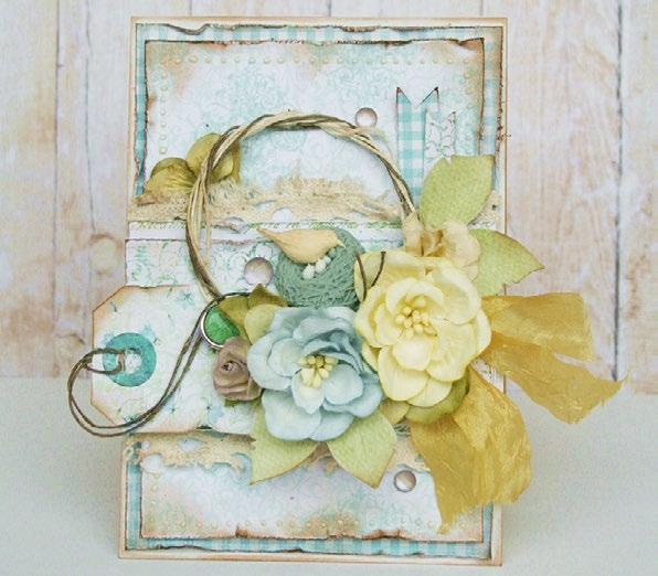 Card Making Inspiracja Karoliny Czajkowskiej Hej! Nadszedł marzec, a w marcu moja cierpliwość w oczekiwaniu na wiosnę sięga naprawdę zenitu.