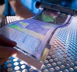 Arizona State University and HP's flexible display