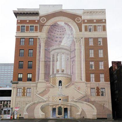 ] Cincinnatus Trompe L oeil Mural Richard Haas Źródło: