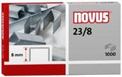 Zszywki NOVUS NE 8 SUPER Zszywki do zszywaczy elektrycznych, długość nóżki 8 mm Podobne do 26/8 ale o większej grubości drutu stalowego Zszywa do 40 kartek standardowego papieru (80g/m 2 ) 5000 sztuk