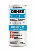 2017 189 +vat 2,32 159 +vat 1,96 Napój izotoniczny: Oshee Vitamin Energy Napój: Oshee Vitamin Water magnez, witaminy i minerały 250ml magnez, witaminy i minerały, zero, herbal 555ml 129 329 255