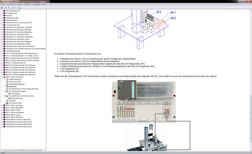 4 Interactive Lab Assistant: IMS 3 Sorting station SO2800-5C 1 course. The multimedia course guides you step-by-step through the aspects of mechatronics.