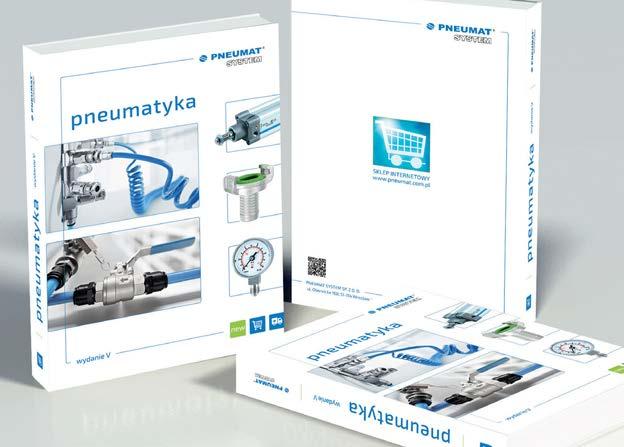 katalog PNEUMATYKA wydanie V Na 1120 stronach przedstawiona została najważniejsza część oferty od szybkozłączy pneumatycznych po kompresory, węże pneumatyczne czy sieci sprężonego powietrza.