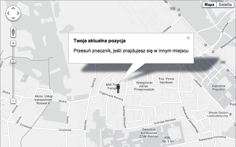 196 Mateusz Piwowarski, Sebastian Bochan, Kesra Nermend Rys. 4. Wizualizacja procesu geolokalizacji Źródło: opracowanie własne. 8.