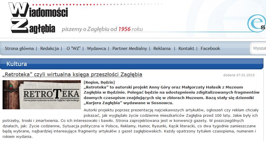 Media o Retrotece Projekt doceniły media lokalne