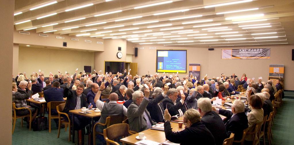 Zjazd otworzył przewodniczący Rady ŚlOIIB Franciszek Buszka a obrady prowadził wybrany na przewodniczącego Zjazdu Jerzy Skotny.