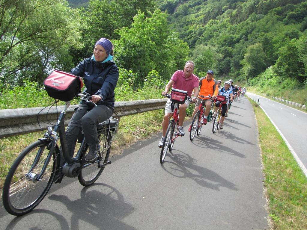 rowerzystów Ważnymi użytkownikami są rodziny z dziećmi